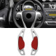 Paddle shifters Aluminium paddle shifters for Smart ForTwo 451 Coupe&nbsp;Cabrio 09-19, silver | races-shop.com