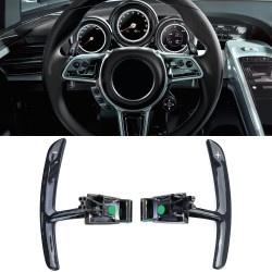 Carbon paddle shifters for Porsche 911 991.2 Boxster Cayman 718, black