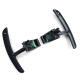 Paddle shifters Carbon paddle shifters for Porsche 911 991.2 Boxster Cayman 718, black | races-shop.com