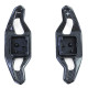 Paddle shifters Carbon paddle shifters for Audi A3 S3 RS3 8V A4 S4 RS4 B9 8W, black | races-shop.com
