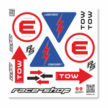 Odpojovače batérie a príslušenstvo Rally stickers RACES | races-shop.com