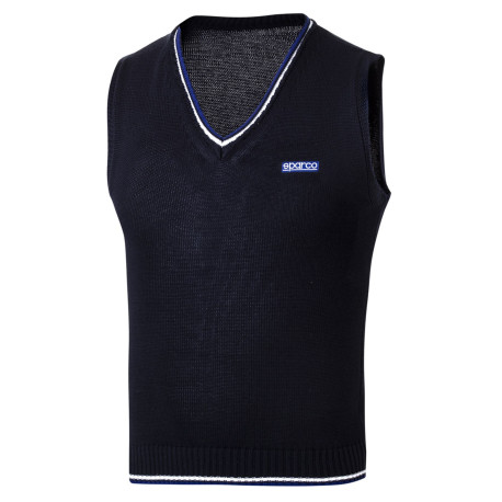 Hoodies and jackets SPARCO knitted cotton vest - blue | races-shop.com