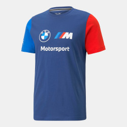 Men t-shirt Puma BMW MMS ESS Logo - Blue