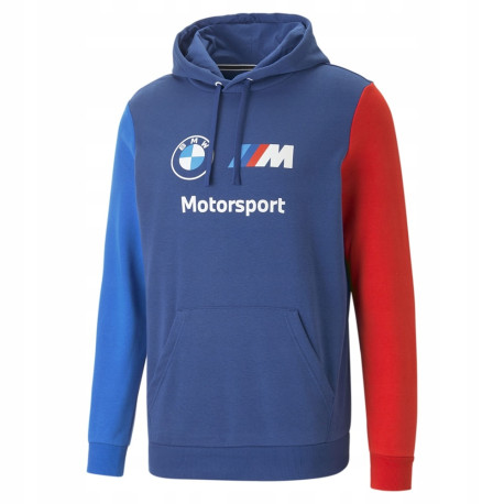 Hoodies and jackets Puma BMW Motorsport MMS Essential mens FT hoodie - Blue | races-shop.com