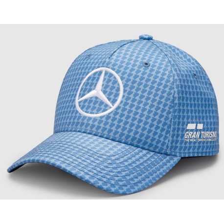 Caps Mercedes-AMG Petronas Lewis Hamilton cap, blue | races-shop.com