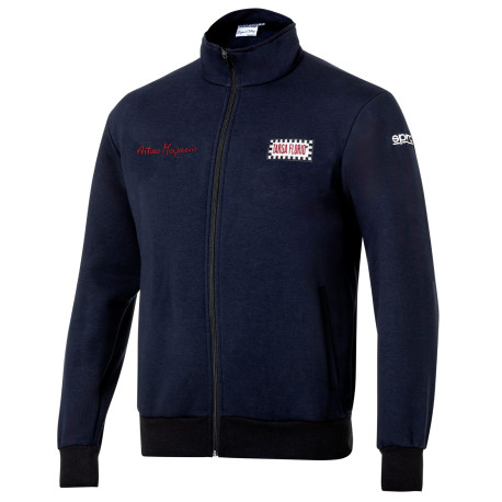 Hoodies and jackets SPARCO sweatshirt ARTURO MERZARIO SIGNATURE - blue | races-shop.com