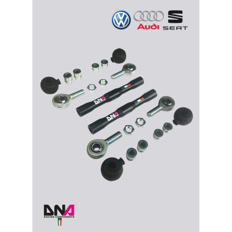 Audi DNA RACING adjustable toe tie rod kit for AUDI A1 (2003-2012) 2.0 S1 TFSI E 2.0TFSI QUATTRO ONLY | races-shop.com