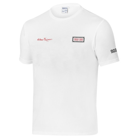 T-shirts SPARCO t-shirt ARTURO MERZARIO SIGNATURE - white | races-shop.com