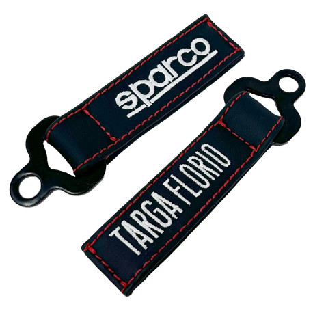 Promotional items SPARCO keychain TARGA FLORIO ORIGINAL - black | races-shop.com