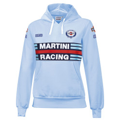 Sparco MARTINI RACING lady`s hoodie, heavenly