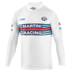 Long sleeve t-shirt SPARCO MARTINI RACING (high neck), white