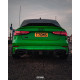 Body kit and visual accessories CT CARBON rear spoiler (PS Style) for AUDI A3 S3 RS3 SALOON, carbon | races-shop.com