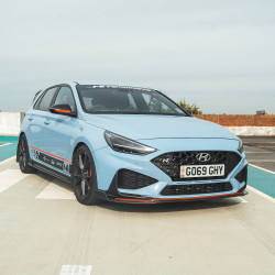 CT CARBON front splitter for HYUNDAI I30N facelift, carbon