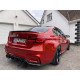 With one outlet Carbon fibre exhaust tips BMW M2/M3/M4/M5 F10/F80/F82/F83/F87 (4pcs, black) | races-shop.com
