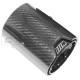 With one outlet Carbon fibre exhaust tips BMW M2/M3/M4/M5 F10/F80/F82/F83/F87 (4pcs, black) | races-shop.com