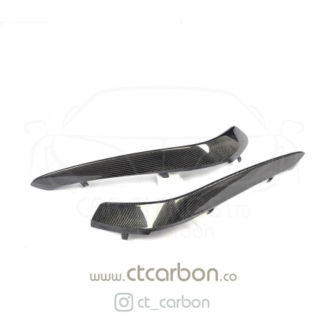 Body kit and visual accessories Carbon fibre canards for MERCEDES C63/C63S W205 COUPE & SALOON | races-shop.com