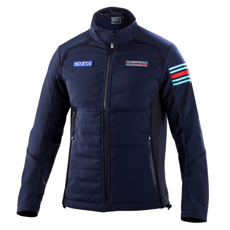 Hoodies and jackets SPARCO MARTINI RACING SOFT SHELL, blue marine | races-shop.com