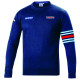 Hoodies and jackets SPARCO MARTINI RACING wool sweatshirt, blue marine | races-shop.com