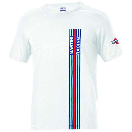 T-shirts Sparco MARTINI RACING Stripes white T-shirt for men - white | races-shop.com