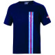 T-shirt SPARCO MARTINI RACING Stripes, navy blue