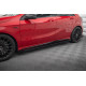 Body kit and visual accessories MAXTON DESIGN side skirts diffusers for Mercedes-Benz A 45 AMG W176 Facelift, black + gloss flaps | races-shop.com