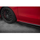 Body kit and visual accessories MAXTON DESIGN side skirts diffusers for Mercedes-Benz A 45 AMG W176 Facelift, black + gloss flaps | races-shop.com