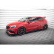 Body kit and visual accessories MAXTON DESIGN side skirts diffusers for Mercedes-Benz A 45 AMG W176 Facelift, black + gloss flaps | races-shop.com
