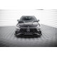 Body kit and visual accessories Front Splitter Mercedes-AMG A35 W177 Facelift (Black-Red + Gloss Flaps) | races-shop.com