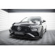 Body kit and visual accessories Front Splitter Mercedes-AMG A35 W177 Facelift (Black-Red + Gloss Flaps) | races-shop.com