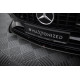 Body kit and visual accessories Front Splitter Mercedes-AMG A35 W177 Facelift (Black-Red + Gloss Flaps) | races-shop.com