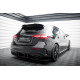 Body kit and visual accessories Rear Side Splitters Mercedes-AMG A35 Hatchback W177 (Black-Red + Gloss Flaps) | races-shop.com
