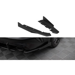 Rear Side Splitters Kia Proceed GT Mk1 Facelift (Black-Red + Gloss Flaps)