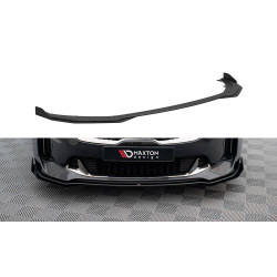 Front Splitter Kia Stinger GT / GT-Line Mk1 (Black-Red + Gloss Flaps)