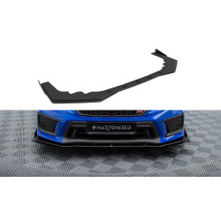 Front Splitter Subaru WRX STI Mk1 Facelift (Black + Gloss Flaps)