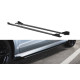 Body kit and visual accessories Side Skirts Diffusers Audi S3 / A3 S-Line Sedan 8V (Black-Red + Gloss Flaps) | races-shop.com
