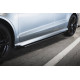 Body kit and visual accessories Side Skirts Diffusers Audi S3 / A3 S-Line Sedan 8V (Black-Red + Gloss Flaps) | races-shop.com