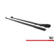 Body kit and visual accessories Side Skirts Diffusers Audi S3 / A3 S-Line Sedan 8V (Black-Red + Gloss Flaps) | races-shop.com