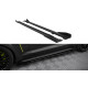 Body kit and visual accessories Side Skirts Diffusers Ford Mustang GT Mk6 (Black + Gloss Flaps) | races-shop.com