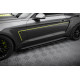 Body kit and visual accessories Side Skirts Diffusers Ford Mustang GT Mk6 (Black + Gloss Flaps) | races-shop.com