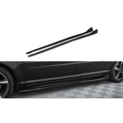 MAXTON DESIGN side skirts diffusers for Volvo S80 Mk2, glossy black