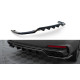 Body kit and visual accessories MAXTON DESIGN central rear splitter for Maserati Levante Trofeo Mk1 (with vertical bars), glossy black | races-shop.com