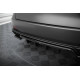 Body kit and visual accessories MAXTON DESIGN central rear splitter for Maserati Levante Trofeo Mk1 (with vertical bars), glossy black | races-shop.com