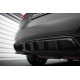 Body kit and visual accessories MAXTON DESIGN central rear splitter for Maserati Levante Trofeo Mk1 (with vertical bars), glossy black | races-shop.com
