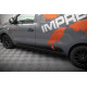 Body kit and visual accessories MAXTON DESIGN side skirts diffusers for Renault Express Mk2, glossy black | races-shop.com