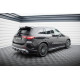 Body kit and visual accessories MAXTON DESIGN central rear splitter for Mercedes-Benz GLC AMG-Line X254 (with vertical bars), glossy black | races-shop.com