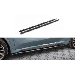 MAXTON DESIGN side skirts diffusers for BMW X1 M-Pack U11, glossy black