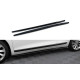 Body kit and visual accessories MAXTON DESIGN side skirts diffusers for Volkswagen Scirocco Mk3 Facelift, glossy black | races-shop.com