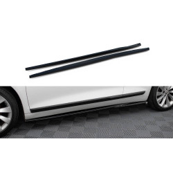 MAXTON DESIGN side skirts diffusers for Volkswagen Scirocco Mk3 Facelift, glossy black