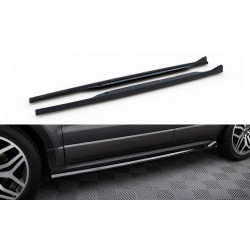 MAXTON DESIGN side skirts diffusers for Range Rover Evoque HSE Dynamic Mk1 Facelift, glossy black