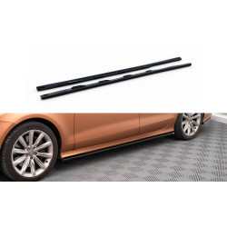 MAXTON DESIGN side skirts diffusers for Audi A7 C7, glossy black